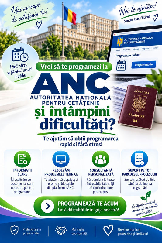 Programare ANC - Asistenţă şi Ghidare